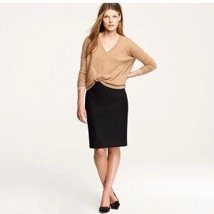J. Crew Black No. 2 Pencil Skirt